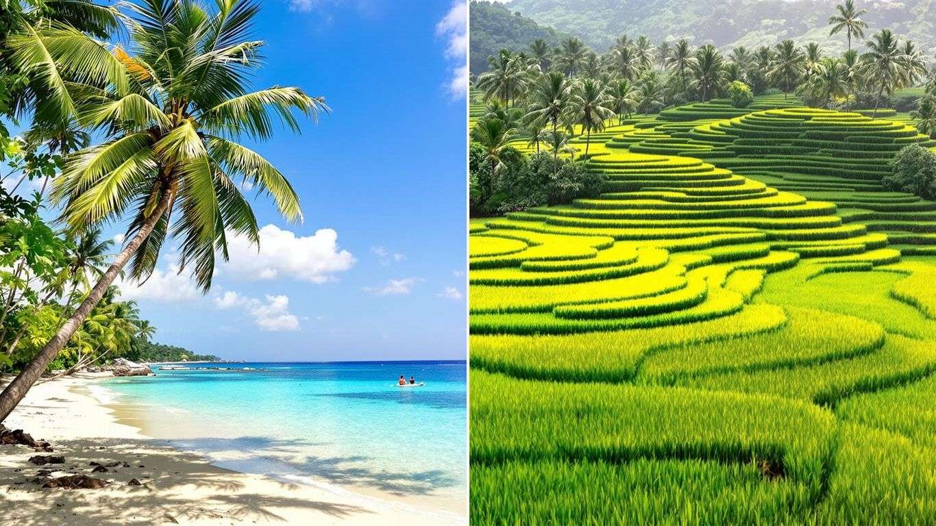 Phuket beach meets Bali rice terraces.
