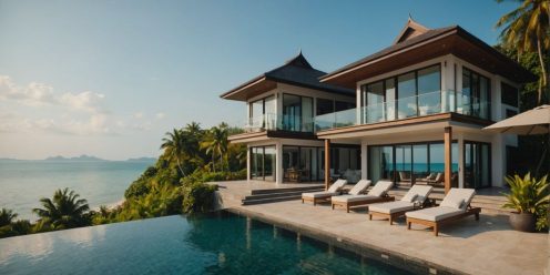 Samui beachfront villas with ocean views for investment 2024