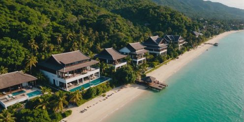 Luxury beachside villas in Koh Samui