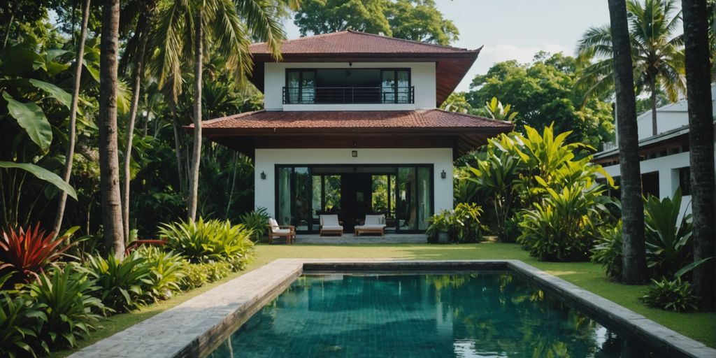 A stunning Phuket house surrounded by lush greenery