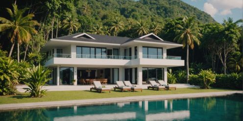 Phuket property with mortgage guide overlay