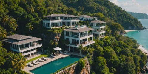 Luxurious homes along Phuket's stunning coastline