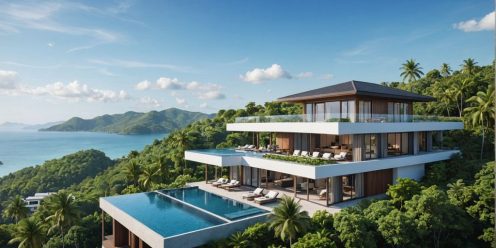 Luxurious Phuket property with sea view and greenery