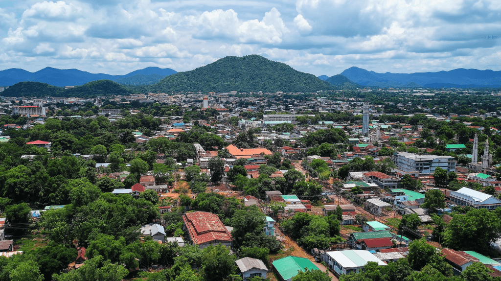 Industrial zone in Eastern Thailand
