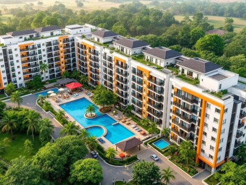 Colorful second-hand condos in Thailand's Eastern Corridor.