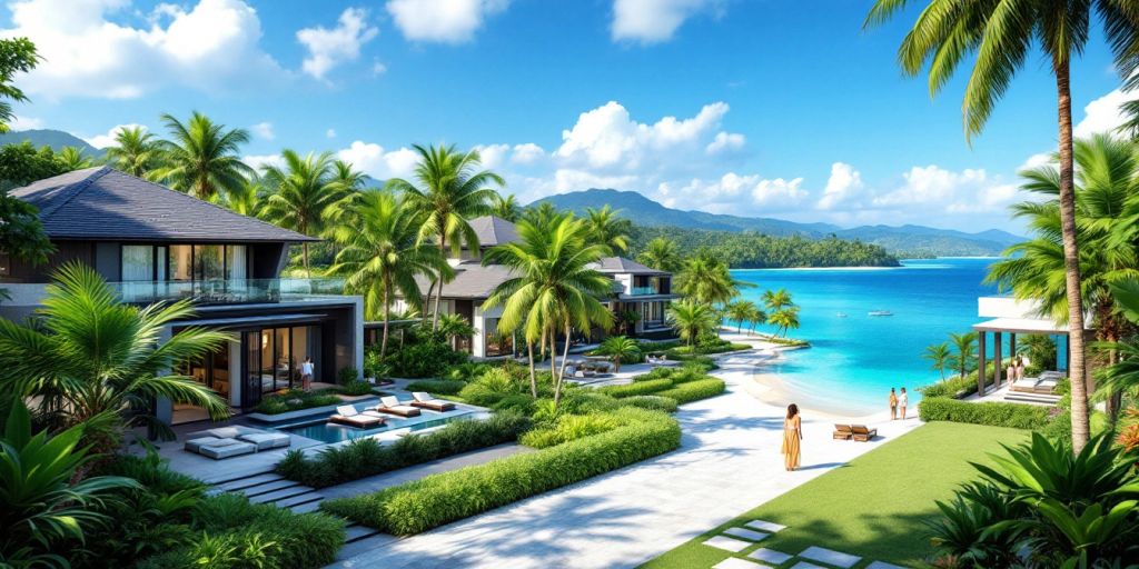 Luxurious new property developments in tropical Samui.