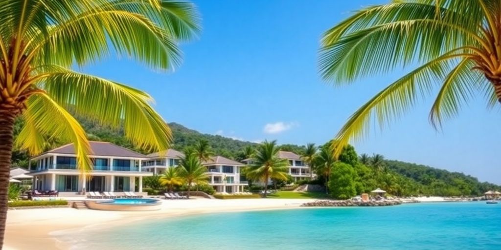 Beautiful beachfront villas in Bangtao, Phuket.