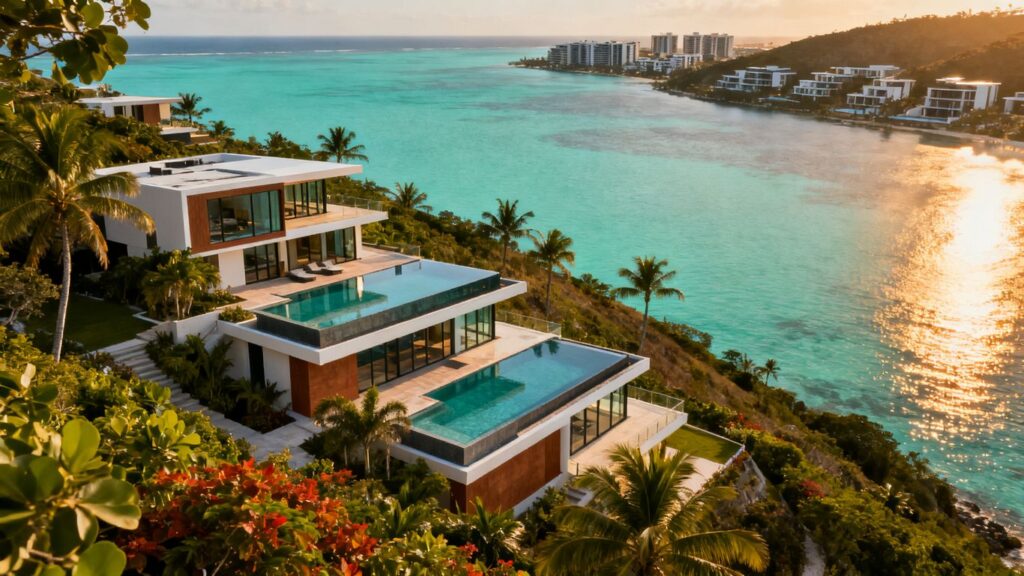 Phuket luxury villas and coastline development