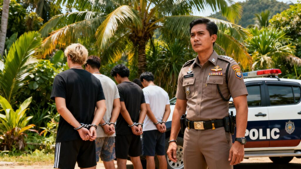 Phuket police arrest foreigners in ownership probe.